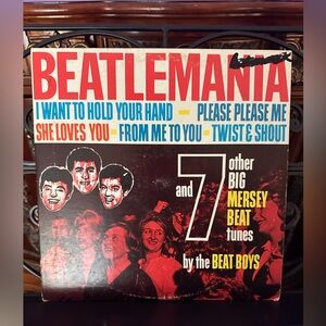 Beatlemania Vinyl LP Record by the Beat Boys